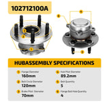 Front Wheel Bearing Assembly 1pc For Tesla Model S (5YJS) 102712100A 600704000A - product image 3