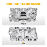 Aluminum Intake Manifold for 1957-1986 SBC S/B Small Block Chevy 305 327 350 400 IMP020-SL-D - product image 4