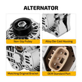 Alternator for 1999-2003 Chevrolet Tracker Suzuki Vitara 2.0L 75A 12V 13781 54549043 - product image 2