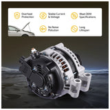Alternator for Land Rover LR3 2005-2008 V6 4.0L 12V 150A CW 6 Groove YLE500240 - product image 5