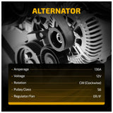 Alternator 136A for 2001-2006 Dodge Dakota 4.7L for 2011-2018 Ram 3500 5.7L - product image 4