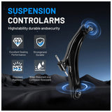 4x Front Lower Control Arm Ball Joints Sway Bars For Nissan Rogue 2.5L 2008-2013 - product image 5