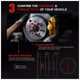 4x 5x5 to 5x4.5 1" Adapters Wheel Spacers for Jeep Wrangler Commander 3.6L - product image 3