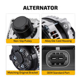 Alternator for 2014-2019 GMC Sierra Chevrolet Silverado 1500 4.3/5.3/6.2L 14007 - product image 2