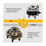 Set Front Wheel Bearings & Hub Assembly for Ford Ranger 00-09 Mazda B4000 4X4 515052 - product image 5