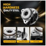 Set Front Wheel Bearings & Hub Assembly for Ford Ranger 00-09 Mazda B4000 4X4 515052 - product image 7