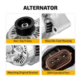 Alternator for Toyota Sequoia 4.7L 2001-2002 Toyota Tundra 4.7L 2000-2002 - product image 2