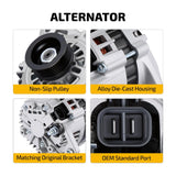 for 1999-2002 Nissan Frontier 3.3L Alternator High Output Performance HD 13789 - product image 2