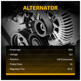 for 1999-2002 Nissan Frontier 3.3L Alternator High Output Performance HD 13789 - product image 4