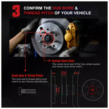 4Pcs 2" 6x5.5 Wheel Spacers M12x1.25 for Nissan Titan 2004-2022 Armada 2005-2014 - product image 5