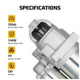Starter 6449N for 1994-1999 GMC C1500 C2500 Truck and Suburban 5.0L 5.7L 7.4L V8 - product image 5