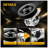 Power Steering Pump w/o Reservoir w/ Pulley for 2012-2017 Jeep Wrangler JK 3.6L 5154400AC - product image 2