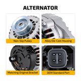 Alternator for Honda Accord 2003 V6 3.0L 105A CW 6-Groove Pulley 12V 8296N - product image 4