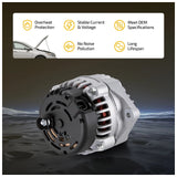 Alternator for Honda Accord 2003 V6 3.0L 105A CW 6-Groove Pulley 12V 8296N - product image 6