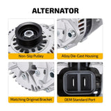 Alternator 110AMP 12V 6 Groove Pulley for 2002-06 Nissan Altima 3.5L 23100-8J10B - product image 2