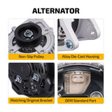 Alternator 150 Amp for 2003-2005 Chrysler PT Cruiser Dodge Neon 2.4L 11040 421000-0200 - product image 2