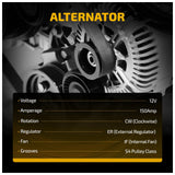Alternator 150 Amp for 2003-2005 Chrysler PT Cruiser Dodge Neon 2.4L 11040 421000-0200 - product image 4