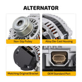 3x Alternator for Mazda 6 2006-2007 2.3L 110A 6-Groove L4 11169 L3M6-18-300A A003TJ3281 - product image 2
