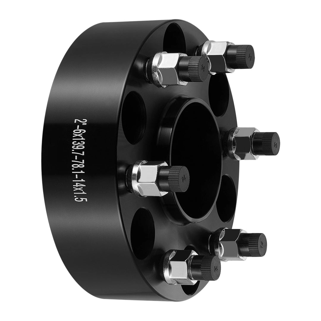 2 Piece 2" 6x5.5 Hub Centric Wheel Spacers Kit For 1988-1993 GMC C2500 6.2L - product image 5