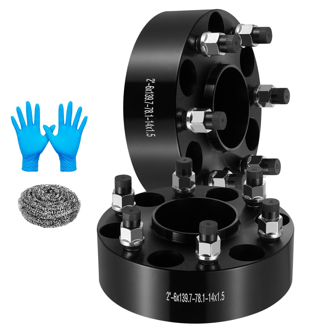 2 Piece 2" 6x5.5 Hub Centric Wheel Spacers Kit For 1988-1993 GMC C2500 6.2L - product image 11