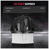 HVAC Heater Blower Motor with Fan Cage for 2017-2024 Porsche 718 Cayman 2.0L - product image 5