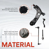 8Pcs Front Lower Control Arms Sway Bars Tie Rods End for 2016-2018 Kia Sorento 56820C1000 – product image 2
