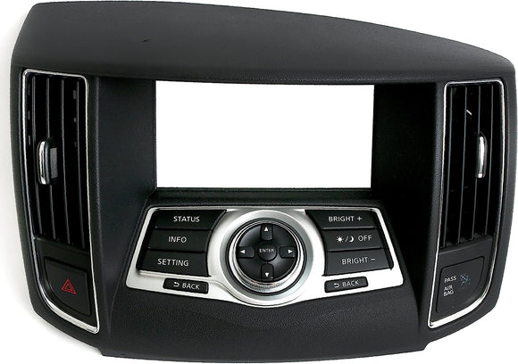 Radio Display Screen Bezel w Navigation Controls 2009-2014 Nissan Maxima 9N00B210451