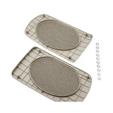 Tan Rear Speaker Grille Cover Pair for 2002-2006 Toyota Camry 04007521AAE0 - product view 2