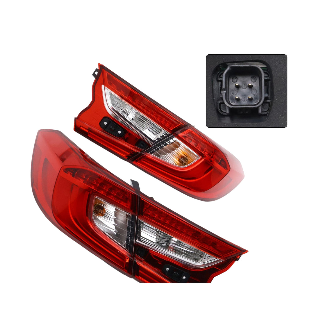 Rear Inner and Outer LED Tail Light Set for 2018-2022 Honda Accord HO280SET - product view 2