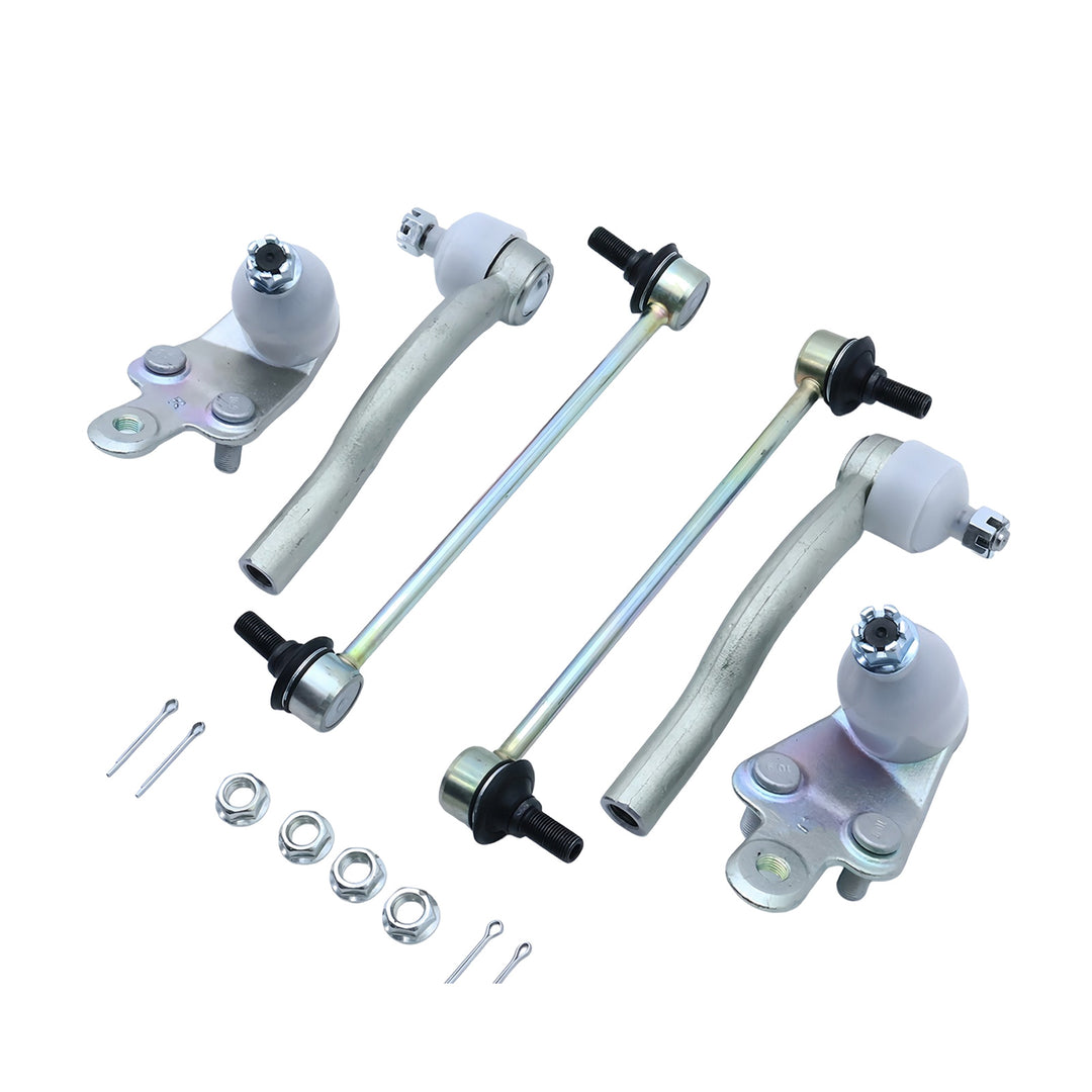 Front Ball Joint Tie Rod and Sway Bar Link Kit for 2012-2017 Toyota Camry 6CS1179 - product view 2