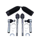for Lexus GX460 Toyota 4Runner Front Left & Right Inner & Outer Tie Rods Kit 4504669245x2+4550360040x2+4553569015+4553569025 - product view 3