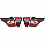 Four-Piece Tail Light Set for 2017-2019 Ford Escape - image 1