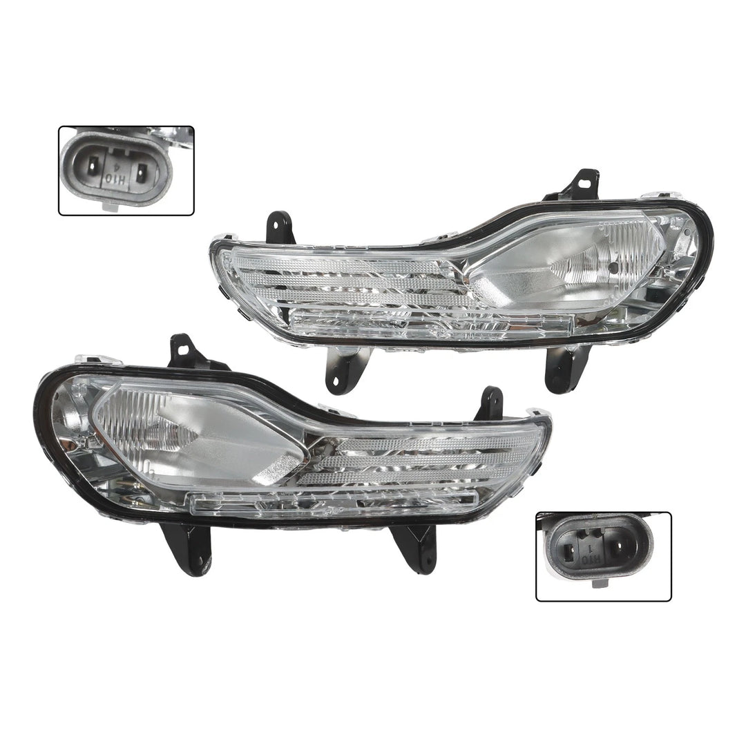 Front Fog Light Pair for 2013-2016 Ford Escape - image 1