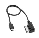 Lightning Cable iOS Music Interface AUX Adapter Cable for Volkswagen VW AUDI AMI MMI MDI