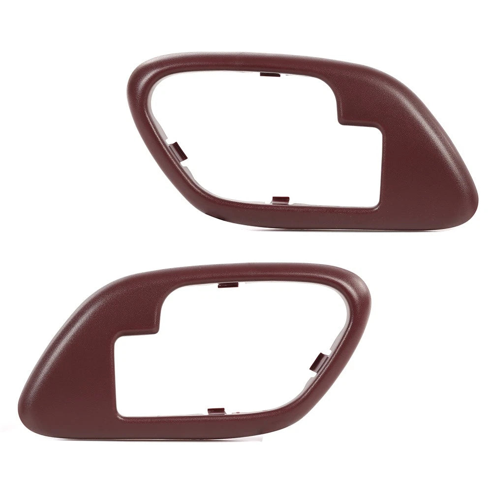 Red Interior Door Handle Bezel Pair for 1995-1999 Chevrolet GMC C/K 15708079 15708080 - product view 1