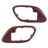 Red Interior Door Handle Bezel Pair for 1995-1999 Chevrolet GMC C/K 15708079 15708080 - product view 1