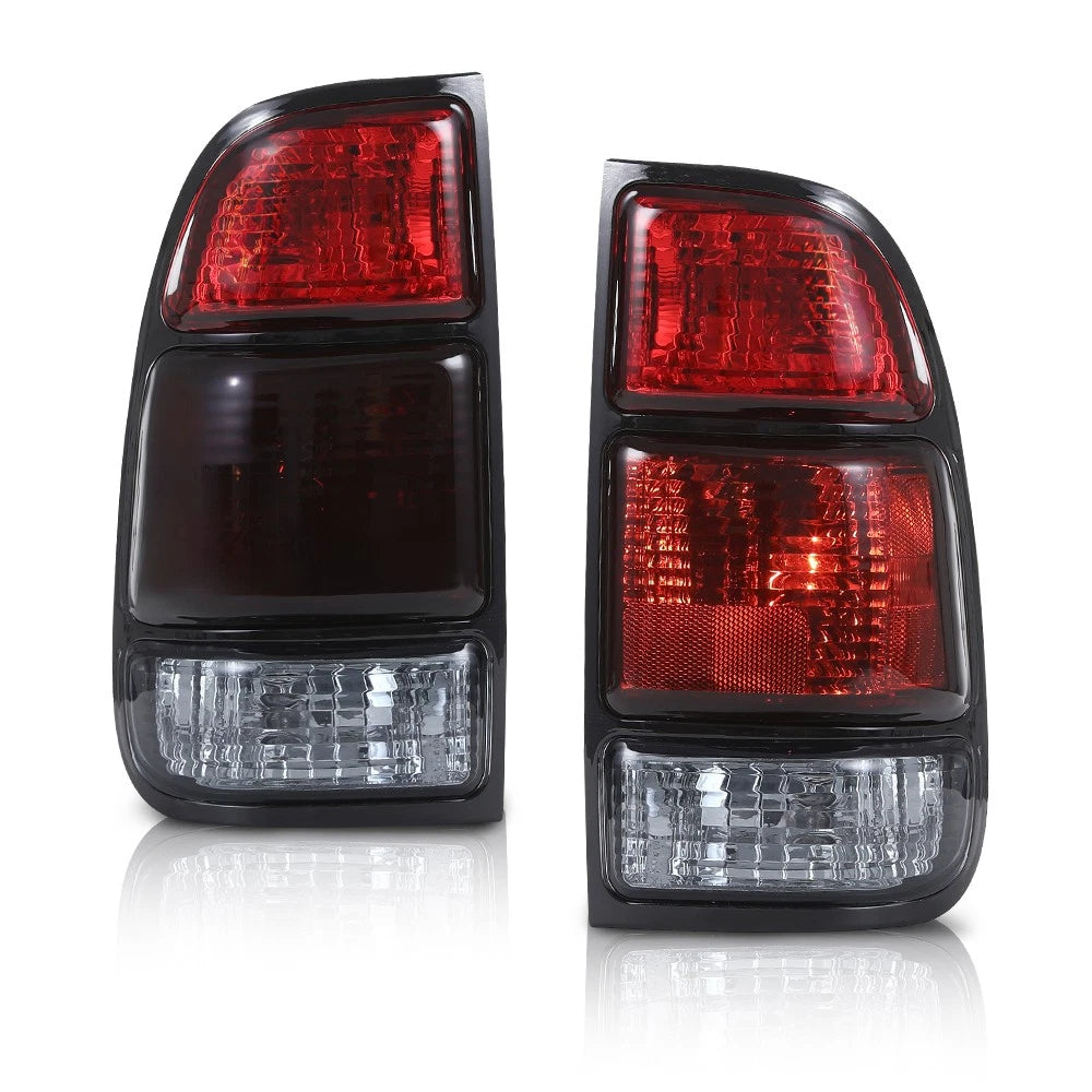 Dark Red Tail Light Pair for 2000-2004 Toyota Tundra Regular Cab - product view 3
