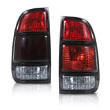 Dark Red Tail Light Pair for 2000-2004 Toyota Tundra Regular Cab - product view 3