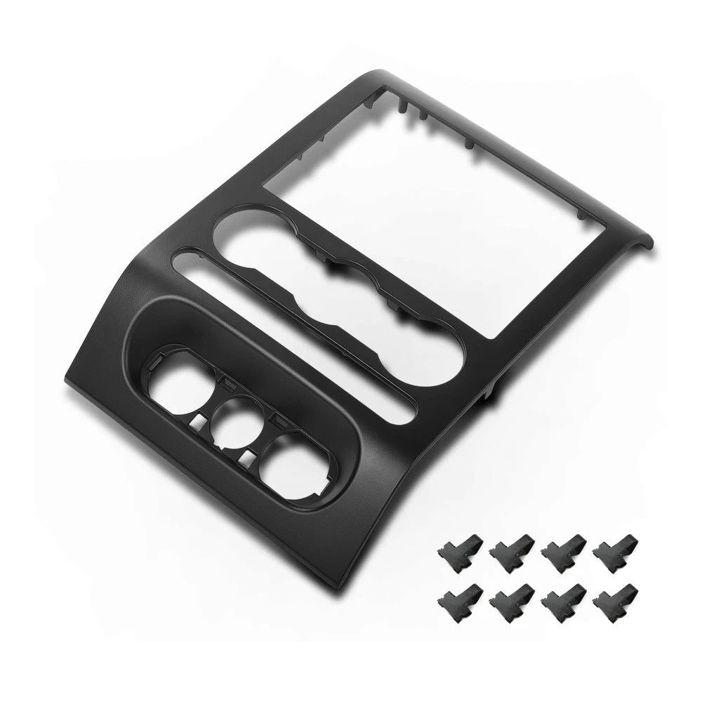 Black Center Dash Radio Bezel for 2004-2008 Ford F-150 HT-02ITM1205ABK - product view 7