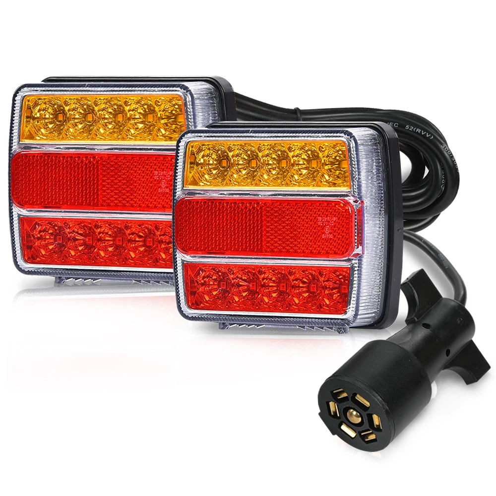 Magnetic LED Trailer Light Kit 24ft 7-Pin Round Plug TR-143 - product view 1