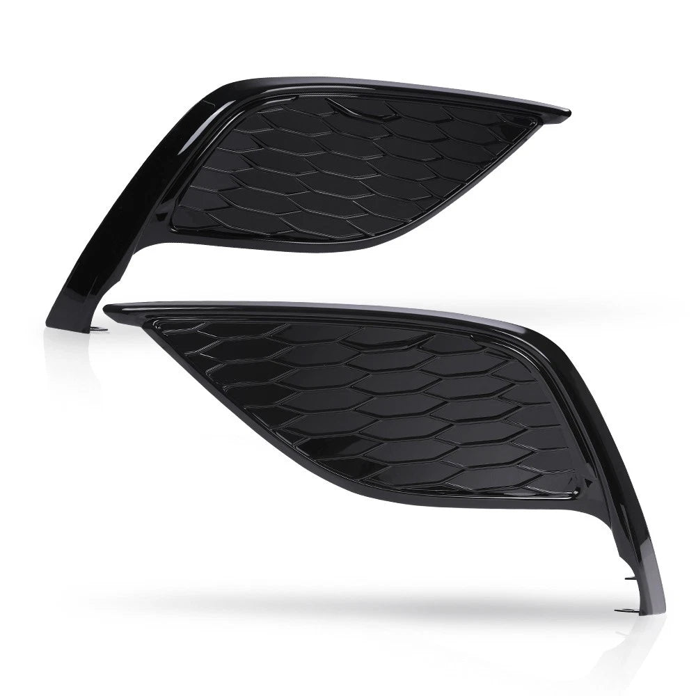 Black Front Bumper Cover Insert Pair for 2021-2022 Toyota Camry SE XSE HT-02FLC2002ABK - product view 1