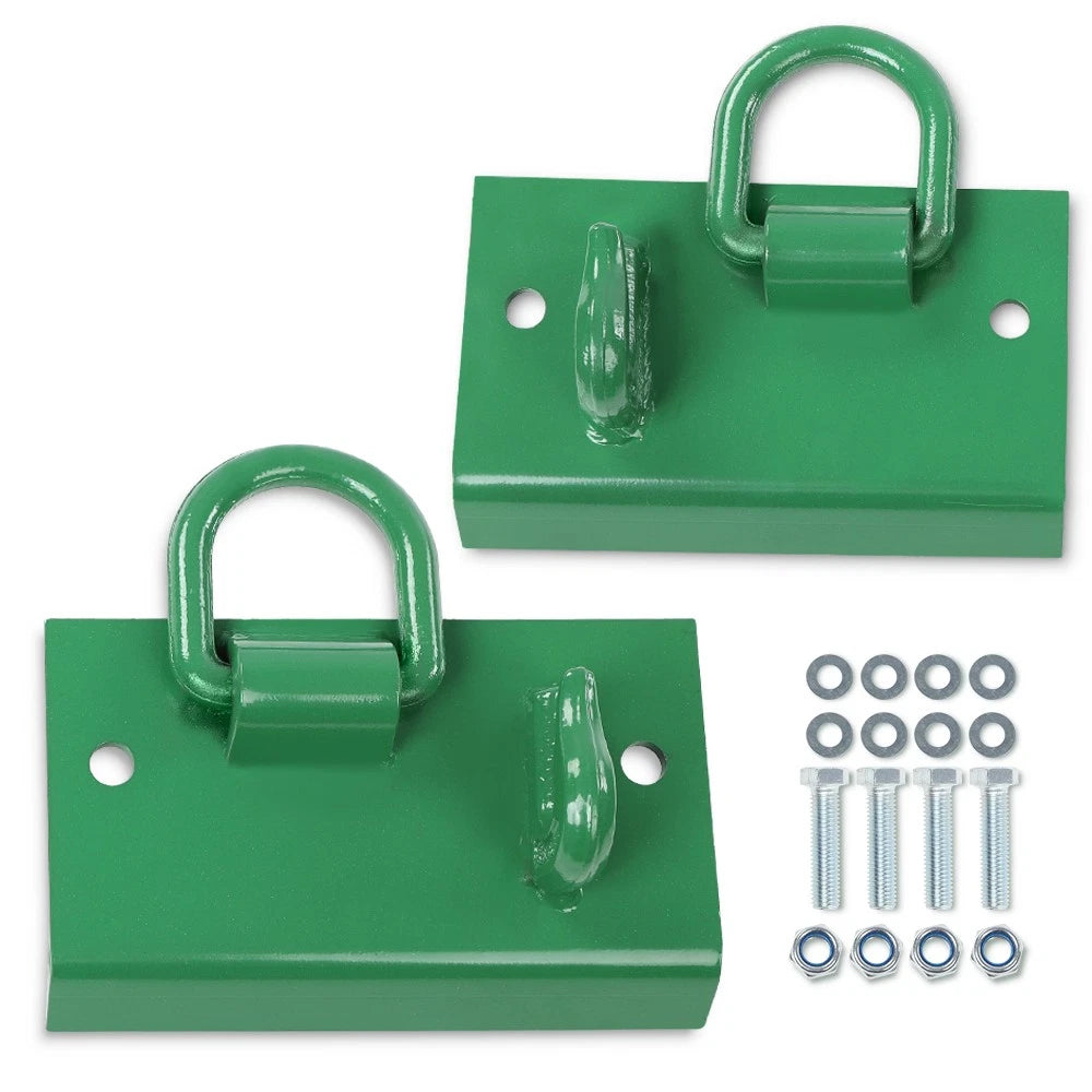 Bolt-On Bucket Grab Hook and D-Ring Pair for John Deere Compact Tractors Vc-Lyjd-003 - product view 1