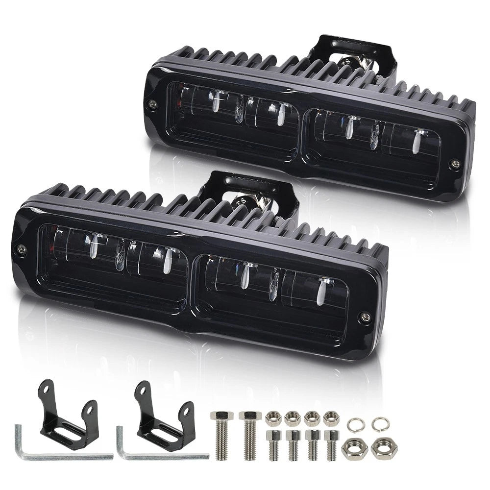 6 Inch LED Work Light Pair with Mounting Hardware 12V TRA385556 - product view 4