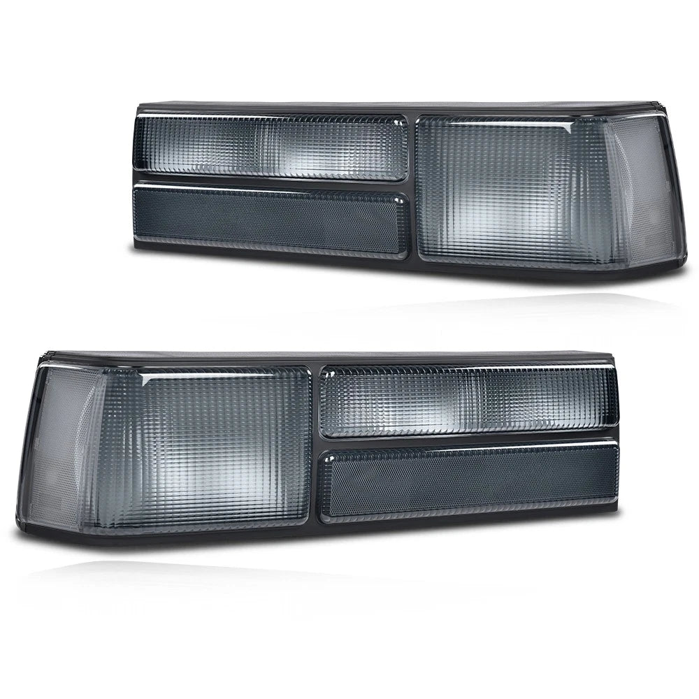 Smoked Tail Light Assembly Pair for 1987-1993 Ford Mustang LX E7ZZ13405A E7ZZ13404A - product view 1