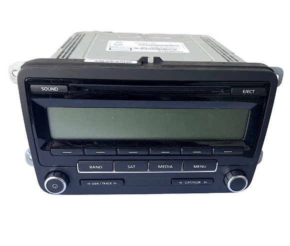 2012-2016 Volkswagen VW Jetta Beetle Passat Radio Stereo CD Player OEM 1K0035164C