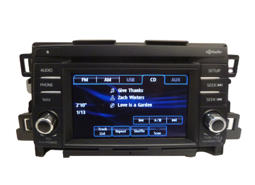 2014 2015 Mazda 6 CX5 AM FM Radio CD Player 5.8" GJS266DV0B OEM