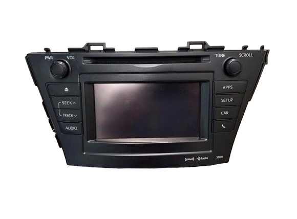 2012 2013 2014 Toyota Prius V Radio AM/FM CD Player Display Receiver OEM ID 57011