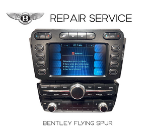 Display Repair Service for 2006-2012 Bentley Flying Spur Navigation Radio Climate Central Unit Control