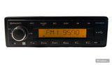 VDO CONTINENTAL TR7412UB-OR for Porsche Mercedes-Benz 12v RADIO *Orange Display*