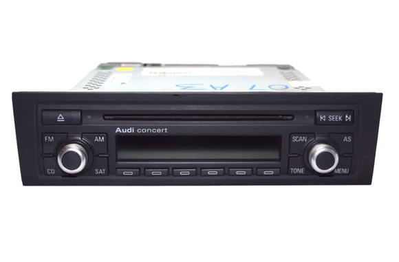 2006-08 Audi A3 AM FM Radio Concert II Audio System CD Player OEM 8P0035186K
